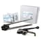 Idl Packaging Plastic Strapping Kit, 1/2 in W, 0.028 in Thick, 400 ft L, 760 lb Break PM.PSK.12.400 - alternate 1